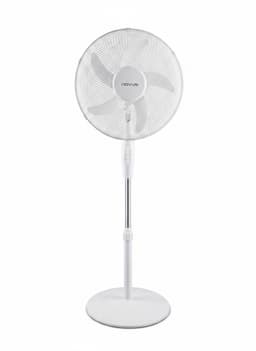 Novus Statiefventilator 16 Inch (40 cm) – Staande Ventilator – (Model 18254) – 3 Snelheden – In Hoogte Verstelbaar (Max. 120 cm) – 50W – Wit — thumbnail 2