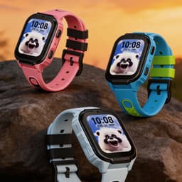 DOOGEE Anyscene S1 4G - GPS Horloge Kind - Smartwatch Kinderen - Video oproepen - Android OS - 1.83" IPS Scherm - 1GB+8GB - 800mAh - GPS/LBS/WiFi Locatie - Hartslag & Bloeddruk Monitor - IPX7 Waterdicht - Geschikt voor iPhone en Android - Blauw — thumbnail 4