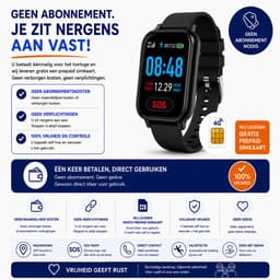 WatchSafer SOS Mini- GPS Horloge Senior - Smartwatch voor Ouderen - Persoonlijke alarmen - alarm horloge ouderen - GPS Horloge Alzheimer - Valdetectie — thumbnail 4