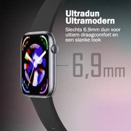 Synyq Health Pro Smartwatch Dames en Heren - Horloge met Belfunctie, Hartslag- & Slaapmonitor - Ultradun 1,85" AMOLED - Incl. 3 Bandjes - Android & iOS — thumbnail 2