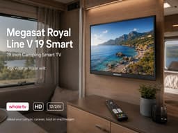 Megasat Royal Line V 19" Smart TV (47 cm) - Camping TV met WhaleTV - 12V/24V/230V - Camper, Caravan, Boot & Vrachtwagen - DVB-S2/T2/C - CI+ — thumbnail 5