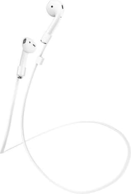 Anti-Lost Strap geschikt voor Apple Airpods - EarPods - Silicone koord - Wit — thumbnail 3