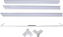 Scanpart tussenstuk voor wasmachine en droger - Geschikt voor AEG Bosch LG Miele Samsung Siemens Zanussi Whirlpool - Stapelkit - Compacte verpakking - Universeel — thumbnail 3