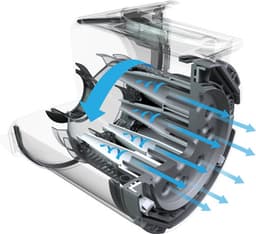 Black & Decker 21.6V Li-Ion ORA Kruimeldief met verlengkit. WIT. cycloontechnologie — thumbnail 5