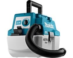 Makita DVC750LZX3 Accu Stofzuiger + Vloeistoffilter 18V Basic Body