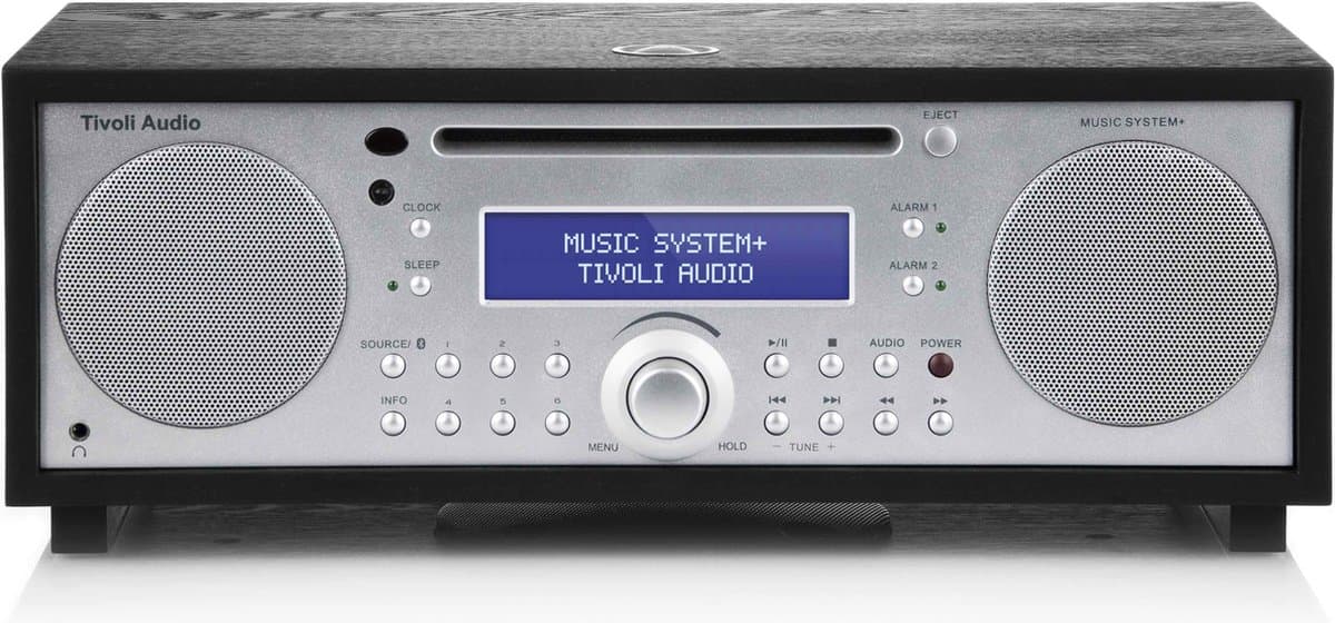 Tivoli Audio - Music System + - Alles-in-een-Hifi-systeem - Zilver/Zwart — afbeelding 1