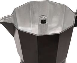 Percolator Zwart - 6 Kops – Espresso Koffiemaker – Moka Pot – RVS - Aluminium - Espressomaker — thumbnail 3