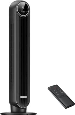 Fan met afstandsbediening, Quiet Cooling Fan, 90° Oscillating Fan met 4 snelheden, 4 modi, 8 uur timer, Stand Fans — thumbnail 1