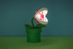 Super Mario Piranha Plant Lamp – Officieel Gelicentieerde LED‑Bureaulamp met Flexibele Kop, 33 cm Hoog, USB‑Voeding- Paladone — thumbnail 4