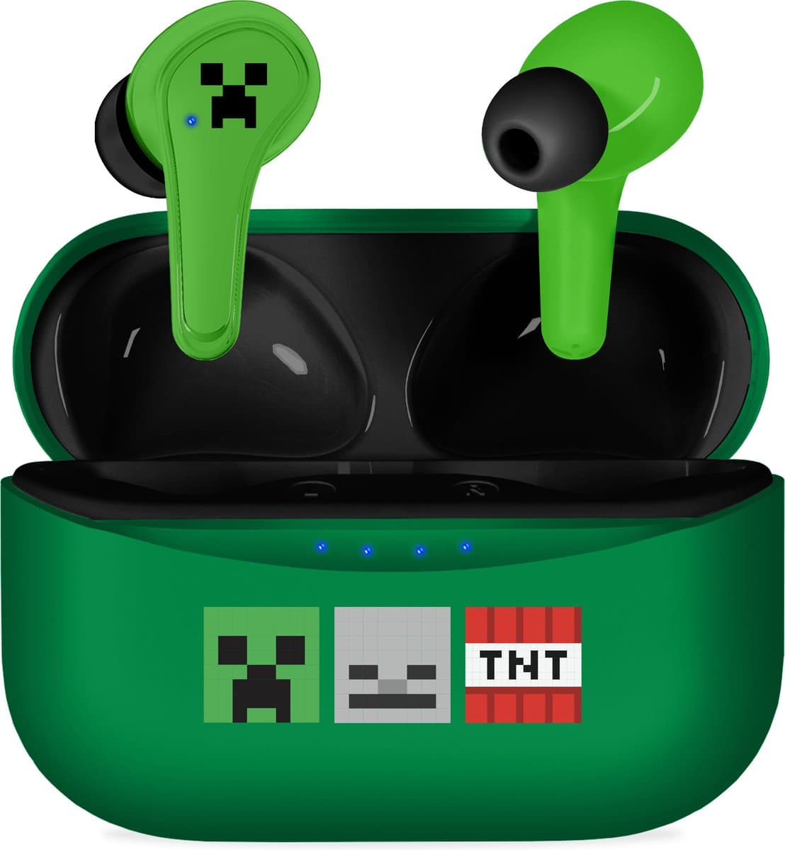 Minecraft - draadloze oordopjes - met oplaadcase - touch control - extra eartips - TWS earpods bluetooth — afbeelding 1