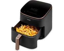 Cosori TurboBlaze Airfryer XXL - Heteluchtfriteuse 6 liter - 46% sneller door DC Motor Technologie - 30ºC tot 230ºC - 9 programma's incl. drogen, grillen, bakken, warmhouden