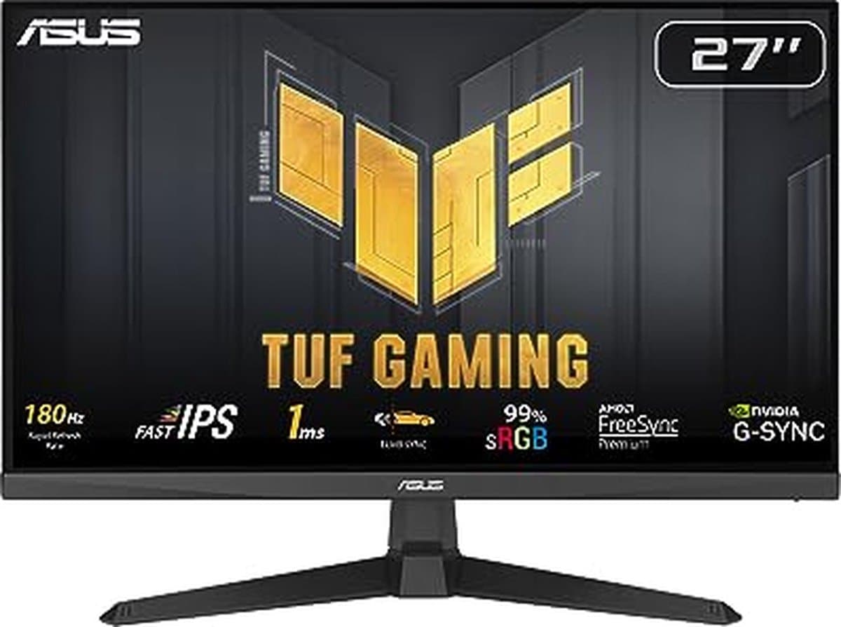 ASUS TUF Gaming VG279Q3A computermonitor 68,6 cm (27 ") 1920 x 1080 pixels Full HD LCD zwart — afbeelding 1