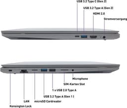 Terra Mobile 1717R 17.3" FullHD laptop - Intel Core i7-1355U - 16GB - 2.0TB M.2 SSD - Windows 11 Pro — thumbnail 3