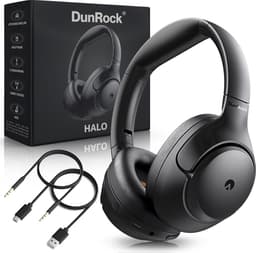 DunRock® Halo koptelefoon met ANC en multipoint - Met DunRock App voor je smartphone - draadloze bluetooth koptelefoon - met filter microfoons — thumbnail 8