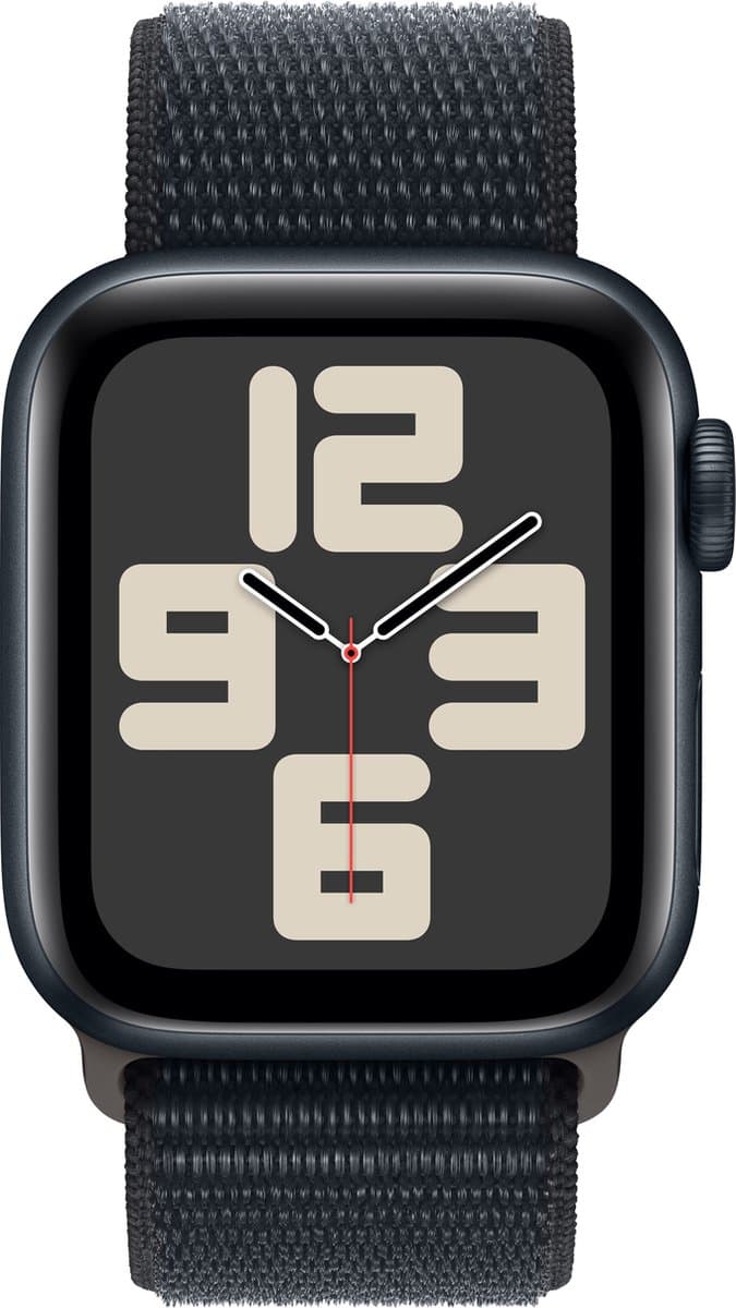 Apple Watch SE - 40mm - Midnight Aluminium Case with Midnight Sport Loop — afbeelding 1