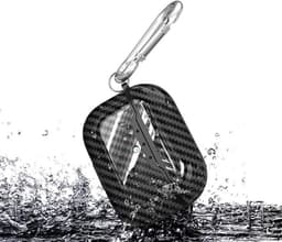Shieldcase Black Stripe Case - beschermhoes geschikt voor Airpods Pro / 2 Pro Case - hoesje met carbon print - zwart — thumbnail 3