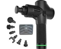 Northwall Massage Gun Professioneel Elite - Massage Pistool Inclusief Koffer en 6 Opzetstukken - Krachtig en Draadloos Sport en Relax Massage Apparaat