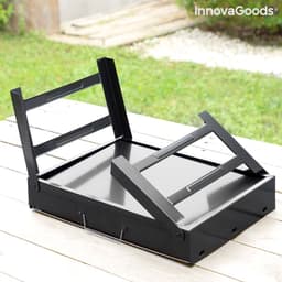 Opvouwbare draagbare barbecue voor gebruik met houtskool BearBQ InnovaGoods — thumbnail 2