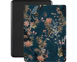 Lunso - Geschikt voor Kobo Glo / Glo HD / Touch 2.0 (6 inch) - Vegan saffiano leren sleepcover hoes - Urban Park