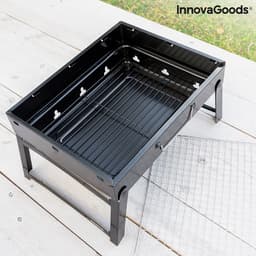 Tafelbarbecue – Draagbare Barbecue – Barbecue – Tafelbarbecue houtskool – bbq – Opvouwbare bbq – Kleine barbecue – Opvouwbare barbecue – bbq houtskool – Zwart — thumbnail 2