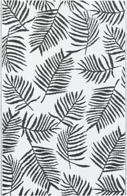 vidaXL - Buitenkleed - ARAKIL - 160x230 - cm - PP - wit - en - zwart — thumbnail 1