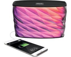 iHome iBT85 Bluetooth luidspreker - Powerbank - Handsfree functie - Spatwaterdicht - USB - Color Changing LED - Oplaadbaar - Disco verlichting - Feestje