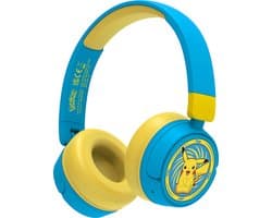 Pokémon - Pikachu - draadloze kinderkoptelefoon - volumebegrenzing - lange batterijduur - microfoon - opvouwbaar - bluetooth
