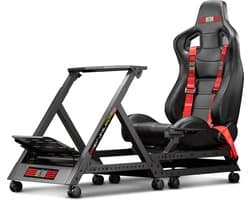 Next Level Racing GT Track Cockpit - Racestoel - Compatibel met Logitech/Thrustmaster/Fanatec