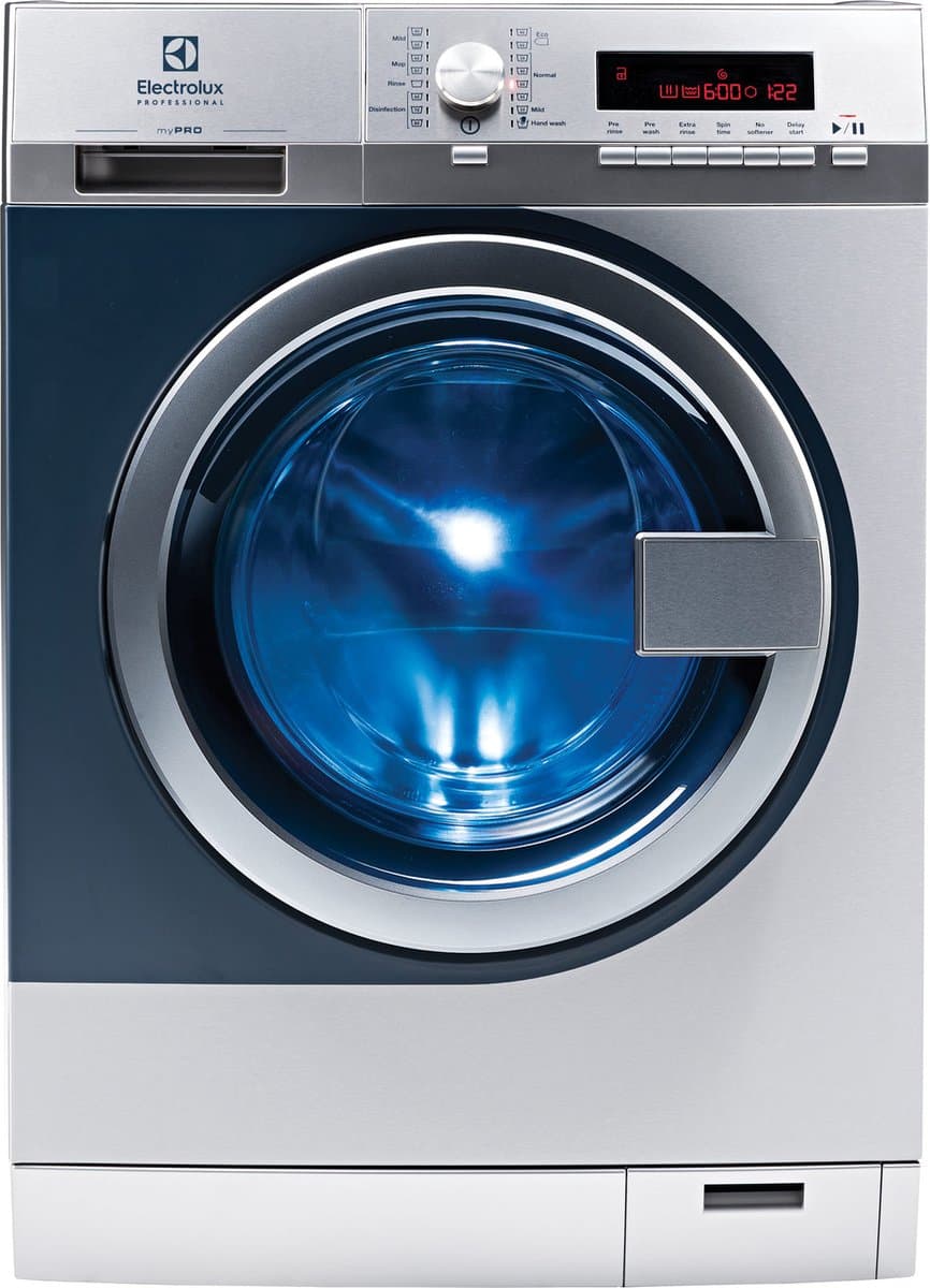 Electrolux WE170P wasmachine Voorbelading 8 kg 1400 RPM Roestvrijstaal — afbeelding 1