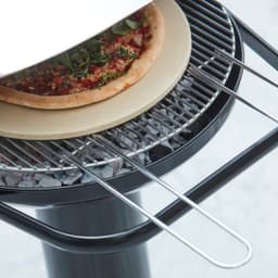 Barbecook Loewy 45 - Houtskool BBQ barbecue - Grilloppervlak 43 cm - Incl. Windscherm, BBQ rooster en asopvangpot - Zwart — thumbnail 3