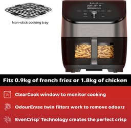 Instant Vortex Plus ClearCook OdorErase 5,7L airfryer (RVS) — thumbnail 12