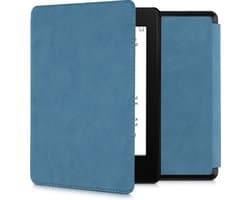 kwmobile e-reader hoesje geschikt voor Amazon Kindle Paperwhite 11. Generation 2021 hoes - E reader flip case met magnetische sluiting - Ereader cover in petrol