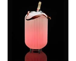 Nikki Amsterdam | The.Lampion M-50 | Multicolor LED verlichting | Bluetooth Speaker | Wijnkoeler | Champagnekoeler | Ijskoeler | Ice Bucket | Ijsemmer | Tuin Verlichting | Feest Verlichting | Met gratis App bedienbaar | Koppelbaar |