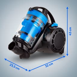 MEDION stofzuiger zonder stofzak P2000 (700 watt vermogen, 2 liter stofreservoir, wasbaar HEPA 13 filter, 8,5 m werkbereik, MD 11905) blauw — thumbnail 3
