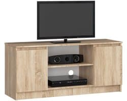 AKORD Furniture Factory OP0LRTVDAB001, Eiken, 2 schappen, Mat, 2 deur(en), 400 mm, 1200 mm