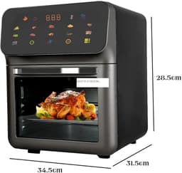 CS®- Airfryer- Airfryer oven- Heteluchtoven- 10 liter- 10 programma's- Led display- touchscreen — thumbnail 2