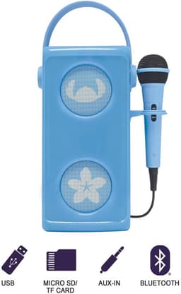 Stitch Lichtgevende Krachtige Bluetooth® luidspreker met microfoon — thumbnail 5