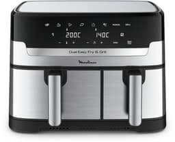 Moulinex Dual Easy Fry & Grill EZ905D20 - Airfryer - 8,3 L - Stainless Steel — thumbnail 5