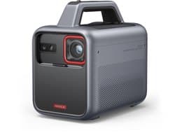Nebula Mars 3 Zwart Outdoor Projector - 1920x1080 Resolutie - 1000 ANSI Lumen - 185Wh Batterij - IPX3 Waterbestendig - Tot 15 Uur Speeltijd - AI Beeldaanpassing