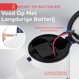 Pyle Megafoon Luidspreker - 40Watt Compact PA Bullhorn - Draagbare Luidsprekerhoorn met Sirene en LED Zaklamp - Verstelbaar Volume - Afneembare Microfoon — thumbnail 2
