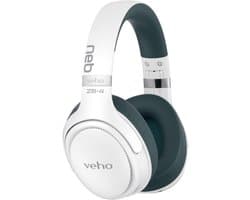 Veho ZB-4 - Koptelefoon - Bedraad en draadloos Hoofdband Oproepen/muziek USB Type-C Bluetooth - Wit