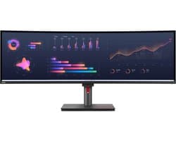 Lenovo ThinkVision P49w-30 LED display 124,5 cm (49") 5120 x 1440 Pixels DQHD Zwart