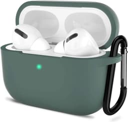 ShieldCase bundel van 2 Airpods beschermhoesjes - Geschikt voor Airpods Pro / 2 Pro - Groen en Donkerblauw - Optimale bescherming - Stijlvolle accessoires - Airpods hoesjes set - Beschermhoesjes voor Airpods - Schokbestendig - Siliconen hoesje — thumbnail 2