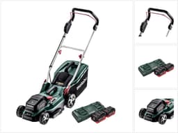 Metabo RM 36-18 LTX BL 36 Accu grasmaaier 36 V ( 2x 18 V ) LTX Brushless + 2x accu 10.0 Ah + dubbele lader — thumbnail 1