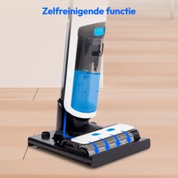 MEDION LIFE H40 harde vloerenreiniger (snoerloos, oplaadbare accu, vloerreiniger, borstelrol, aparte schoon- en vuilwatertank, zelfreinigende functie, LED-display, MD11934) — thumbnail 3
