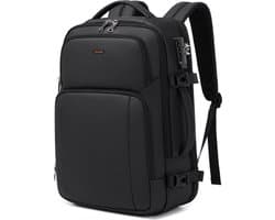 Sounix Laptoptas 15.6 inch - Laptoptas Dames & Heren - Rugzak - Rugzak - Laptop Rugtas - Hoge kwaliteit - Zwart