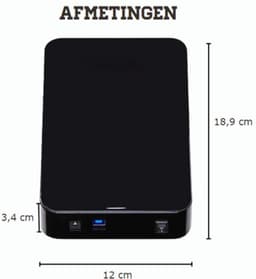 Externe Harde Schijf - 3TB - Met LED Display - USB 3.0 - Geschikt Voor PS5/PS4/PC — thumbnail 4