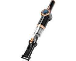 TurboTronic CT20 Digitale Kruimeldief - Handstofzuiger - Zwart/Goud