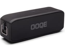 OOQE PRO S9 - Bluetooth Speaker - Draadloos - Ingebouwde Basradiator - Zuivere Bas - 20 uur Batterijduur - Microfoon - Handsfree Bellen - Stootbestendig - Waterbestendig - Geschikt Voor Binnen en Buitengebruik – Zwart