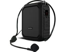 Draagbare Stemversterker Headset Microfoon met Oplaadbare Accu voor Docenten en Presentaties